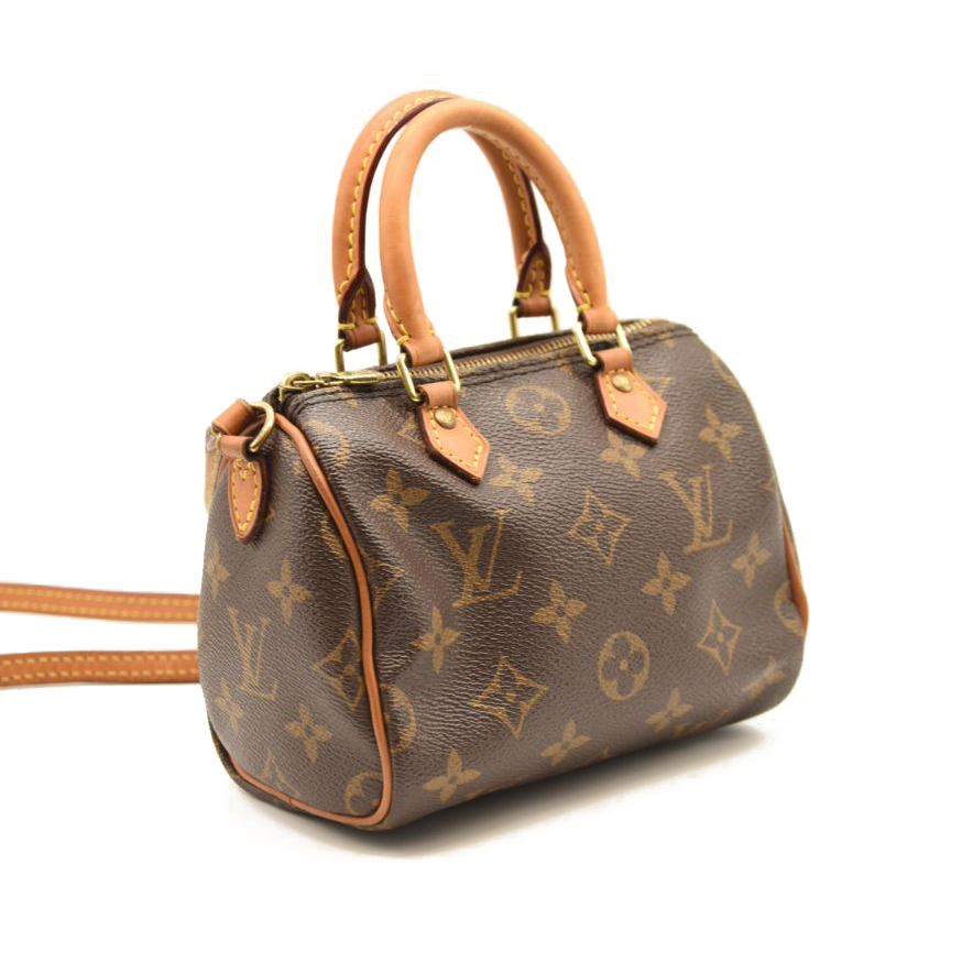 Used LOUIS VUITTON Monogram Nano Speedy TR4115