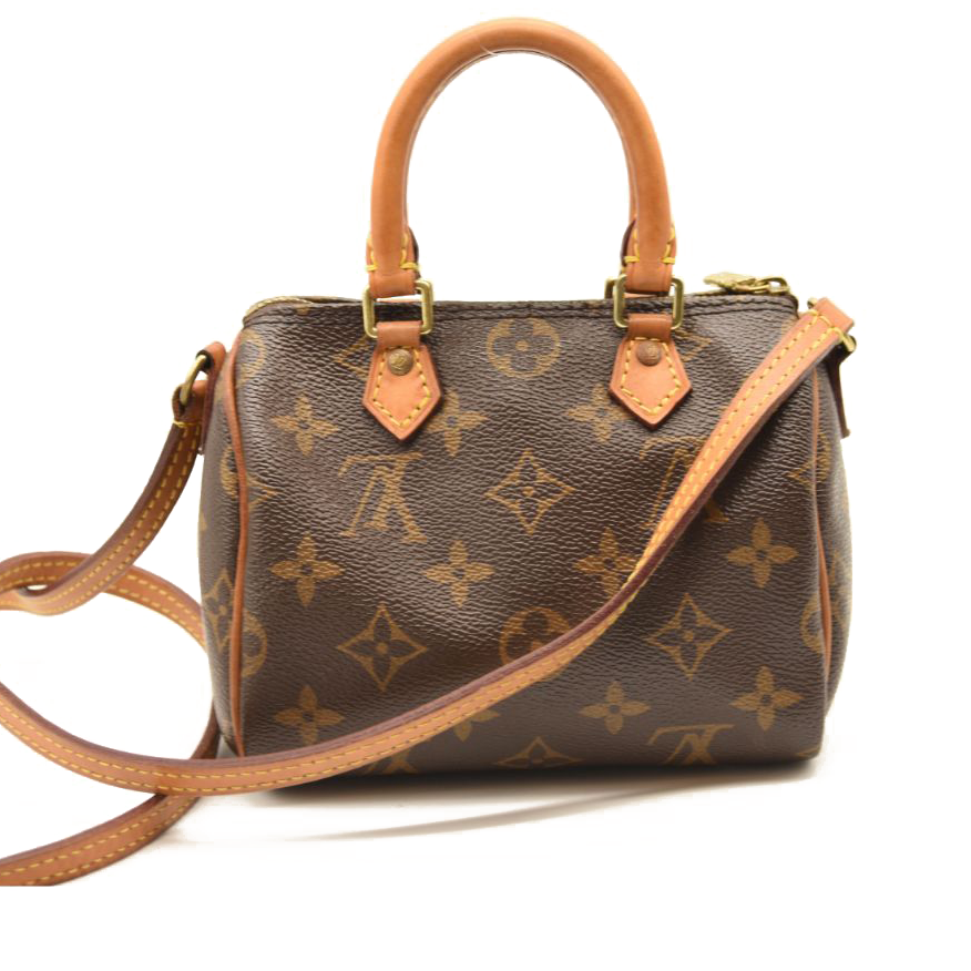 Used LOUIS VUITTON Monogram Nano Speedy TR4115