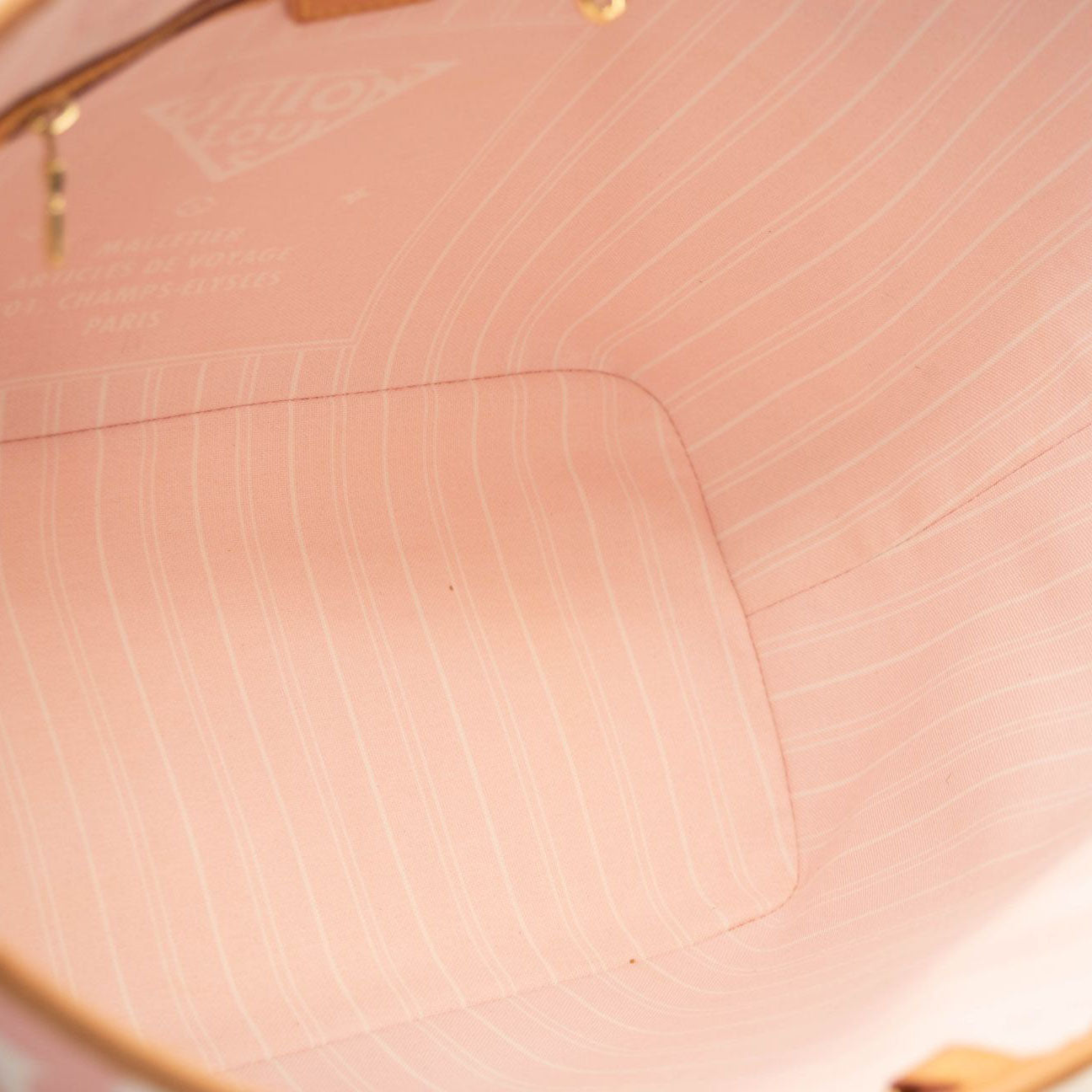 Louis Vuitton Monogram Giant By The Pool Neverfull MM Light Pink