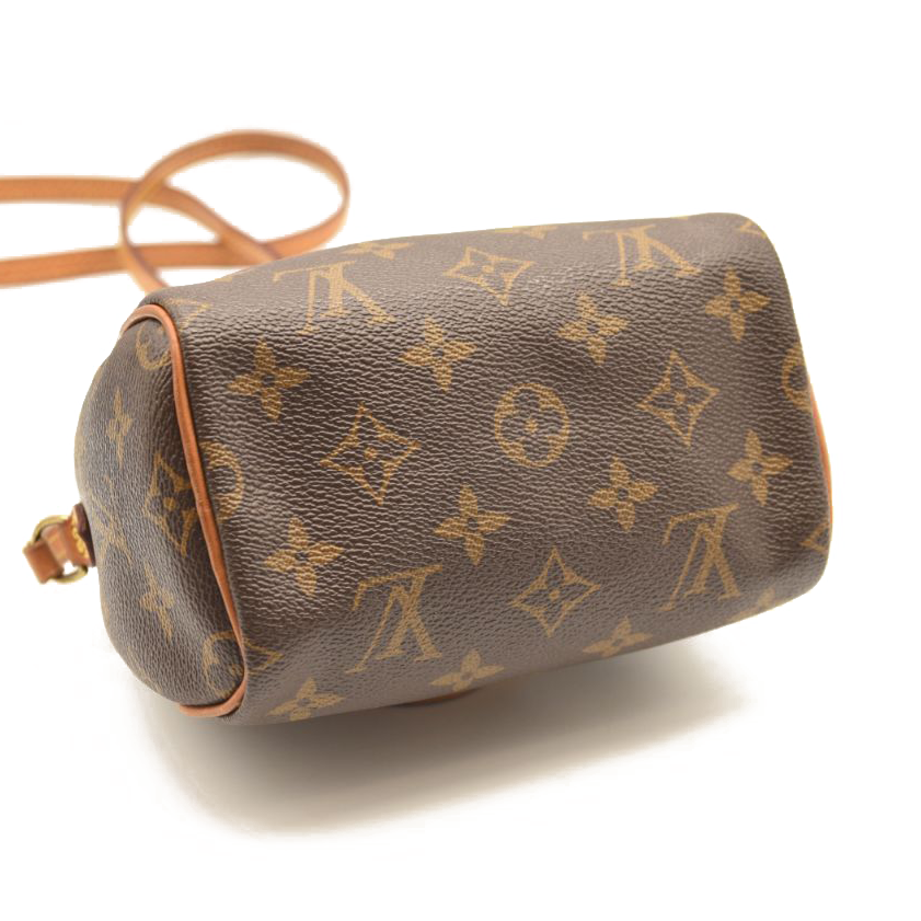 Used LOUIS VUITTON Monogram Nano Speedy TR4115