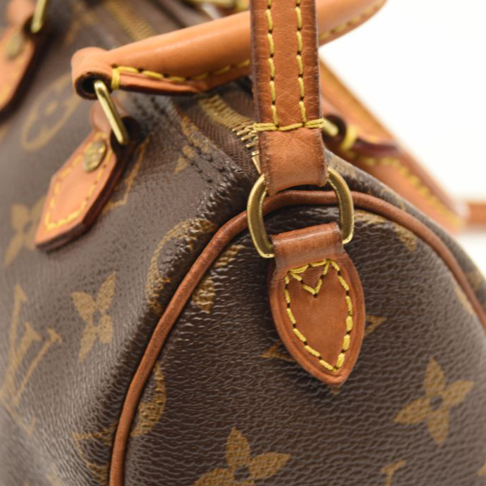 Used LOUIS VUITTON Monogram Nano Speedy TR4115