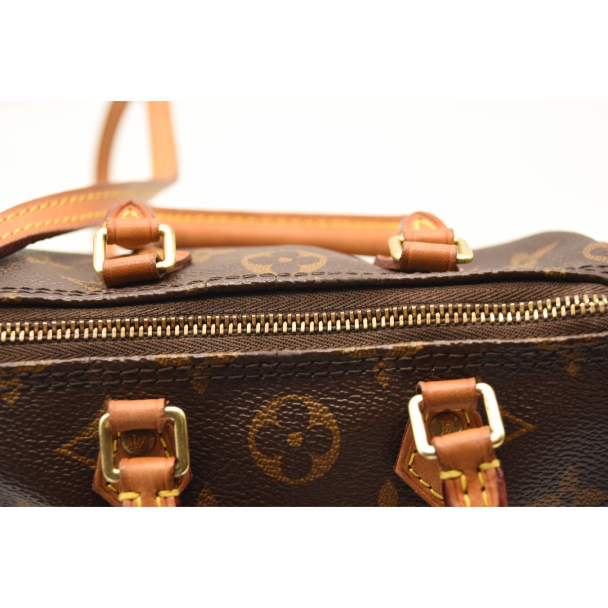 Used LOUIS VUITTON Monogram Nano Speedy TR4115