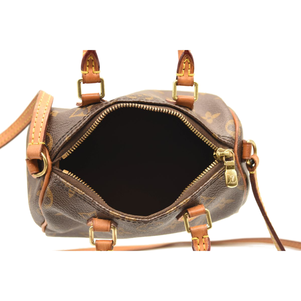 Used LOUIS VUITTON Monogram Nano Speedy TR4115