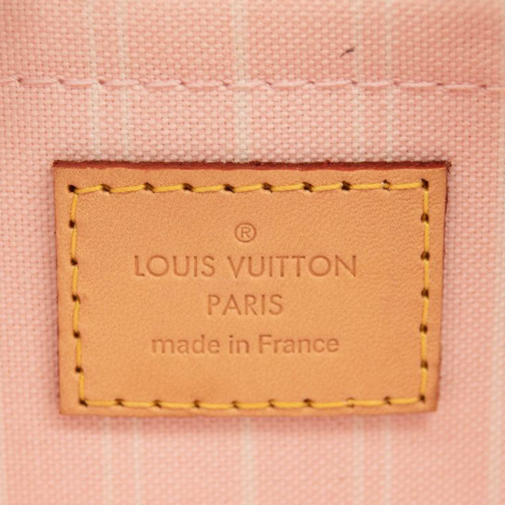 Louis Vuitton Monogram By The Pool Neverfull MM Pochette Light Pink