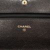 Chanel Caviar Quilted Boy Wallet On Chain WOC Black