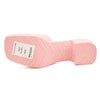 NEW $450 Gucci Rubber Logo Platform Slide Sandal Pink EU 38