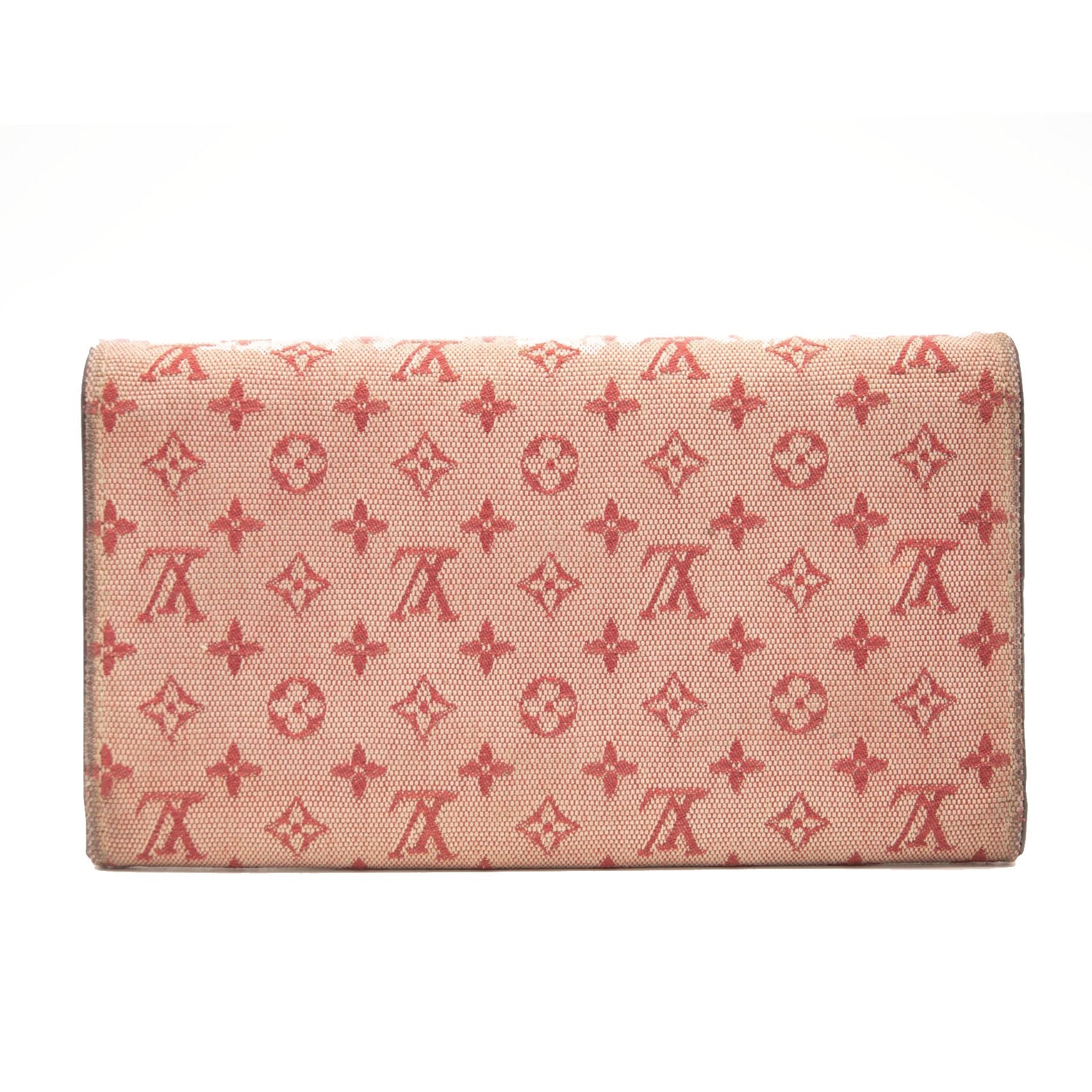 LOUIS VUITTON Mini Monogram Porte Tresor International Wallet Cherry