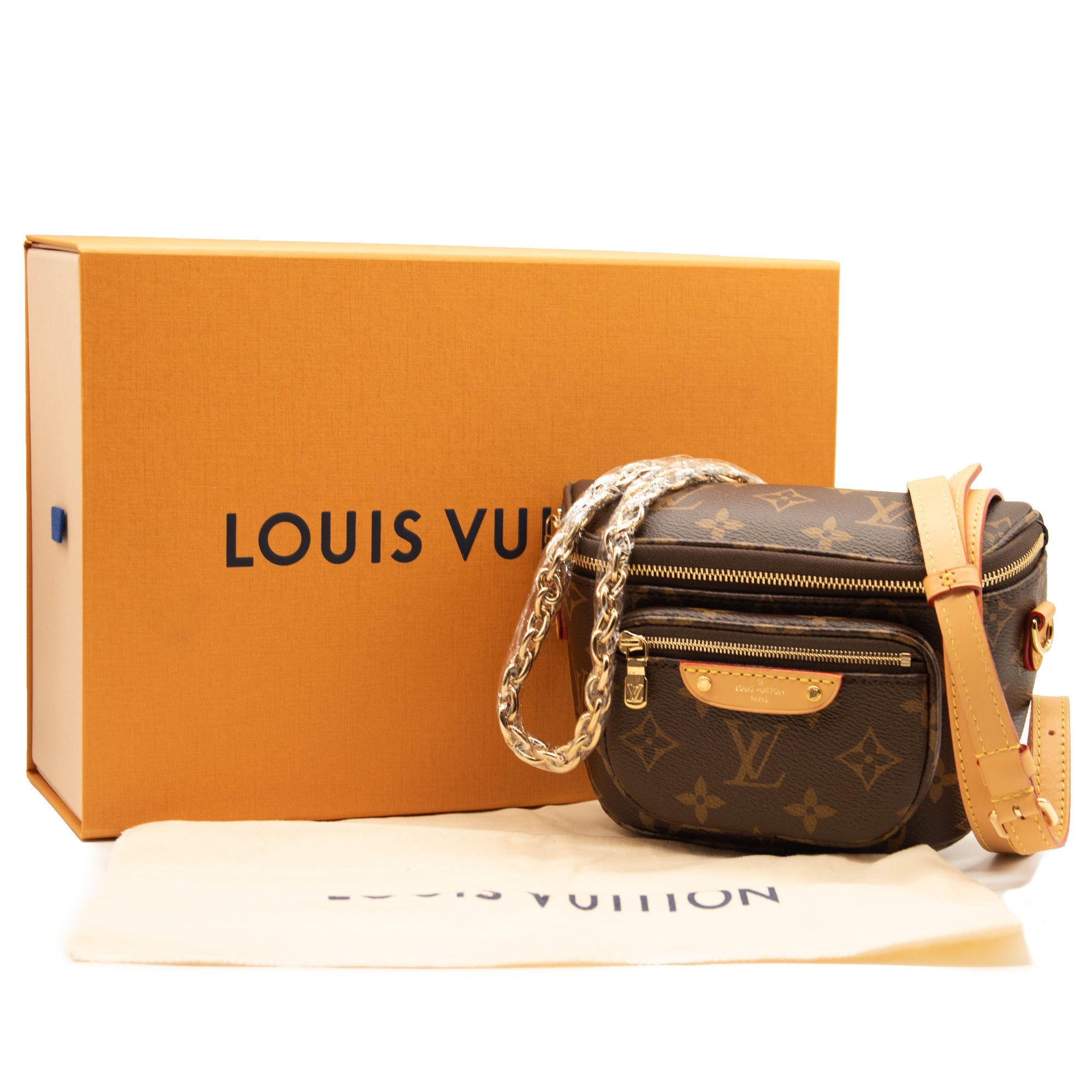 NEW LOUIS VUITTON MONOGRAM MINI BUMBAG