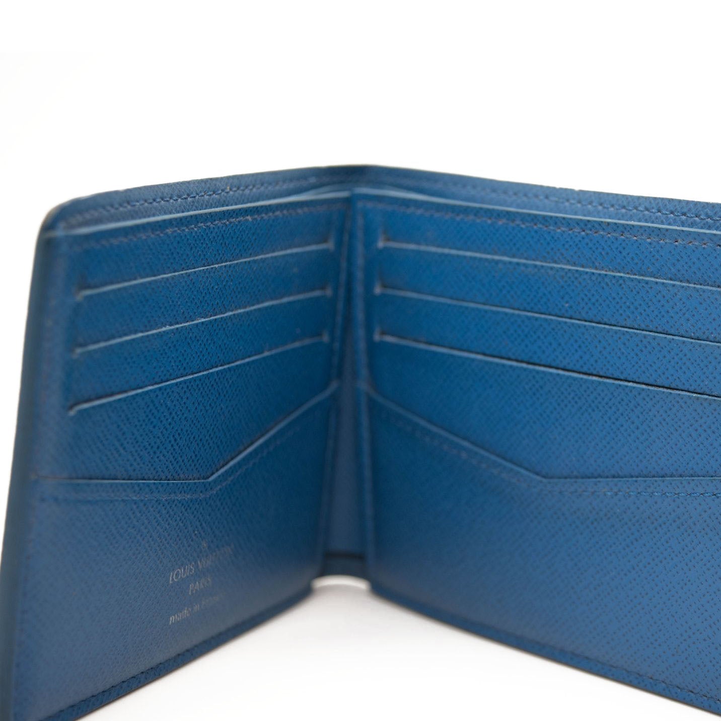 LOUIS VUITTON Damier Graphite Slender Wallet Blue - MyDesignerly