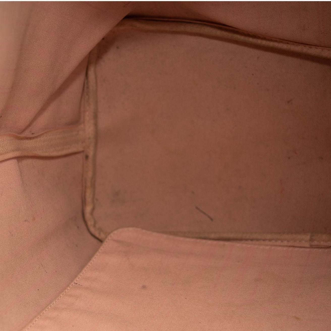 LOUIS VUITTON Brown Damier Ebene Neverfull MM Tote Bag Rose Ballerine