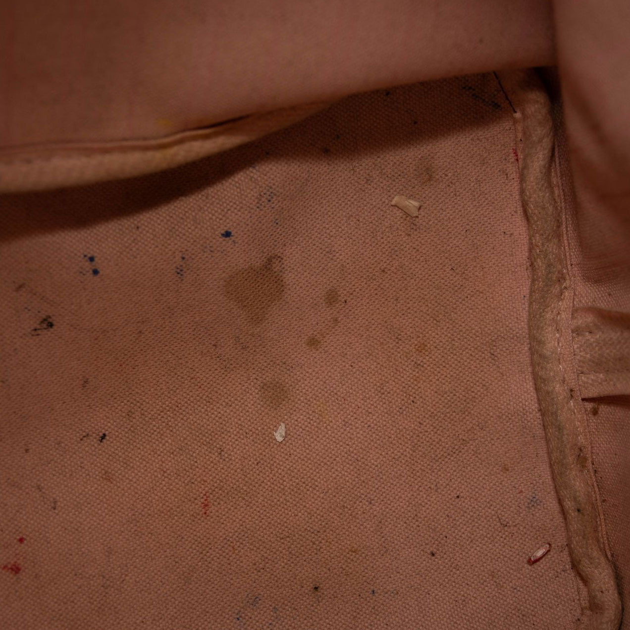 LOUIS VUITTON Brown Damier Ebene Neverfull MM Tote Bag Rose Ballerine