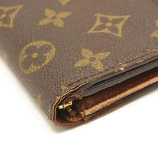 USED Louis Vuitton Monogram Porte-Monnaie Tresor Wallet