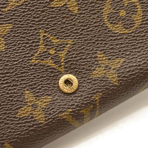 USED Louis Vuitton Monogram Porte-Monnaie Tresor Wallet