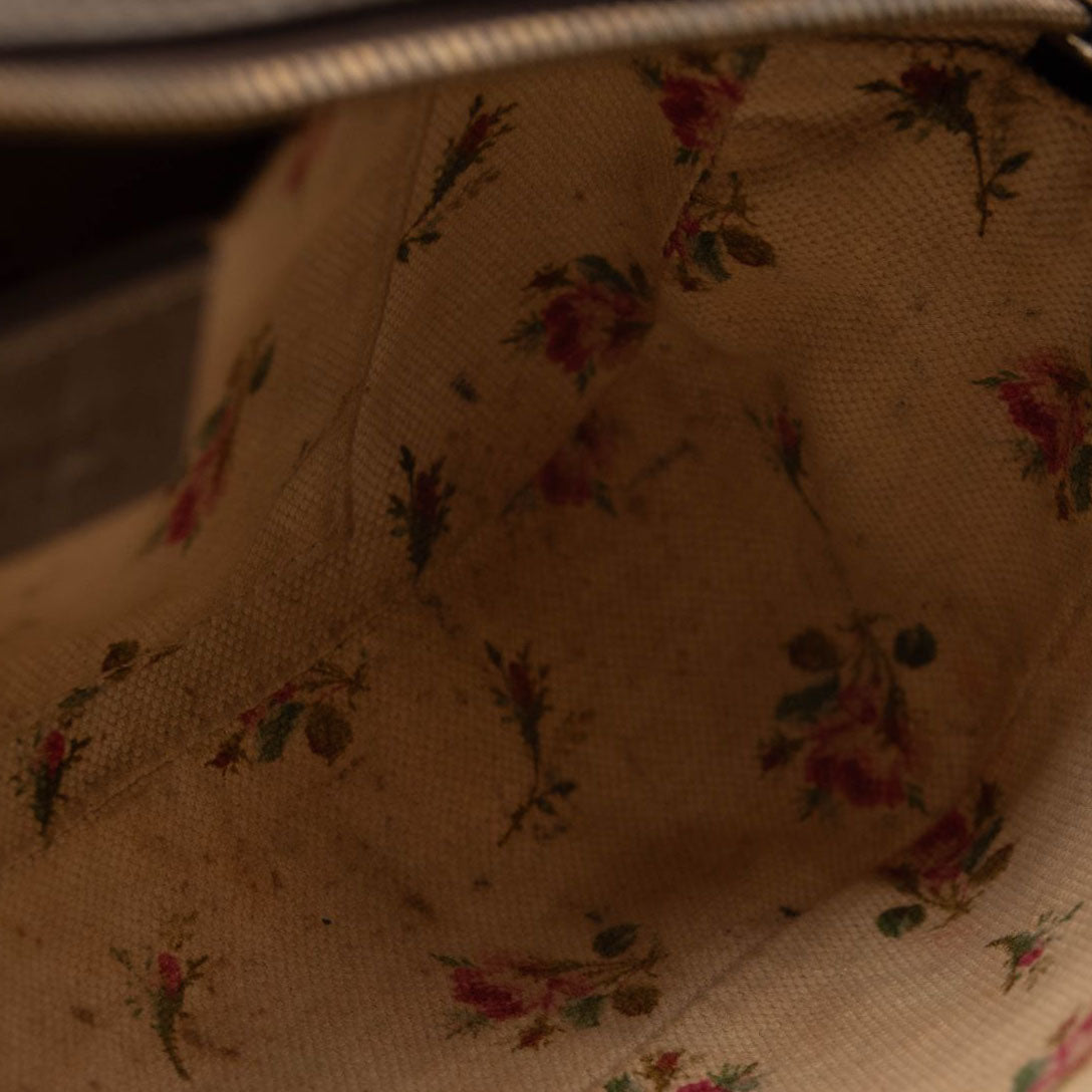 GUCCI GG Supreme Monogram Web Neo Vintage Shoulder Bag Beige New Acero Crop