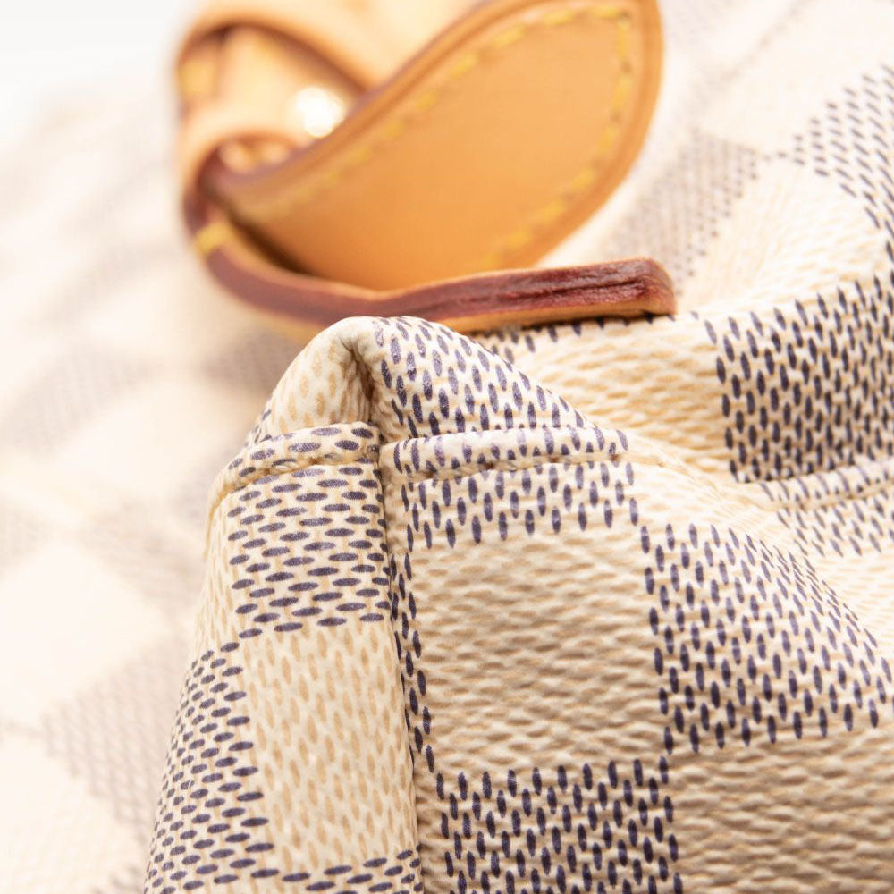 LOUIS VUITTON Damier Azur Sperone Backpack USED