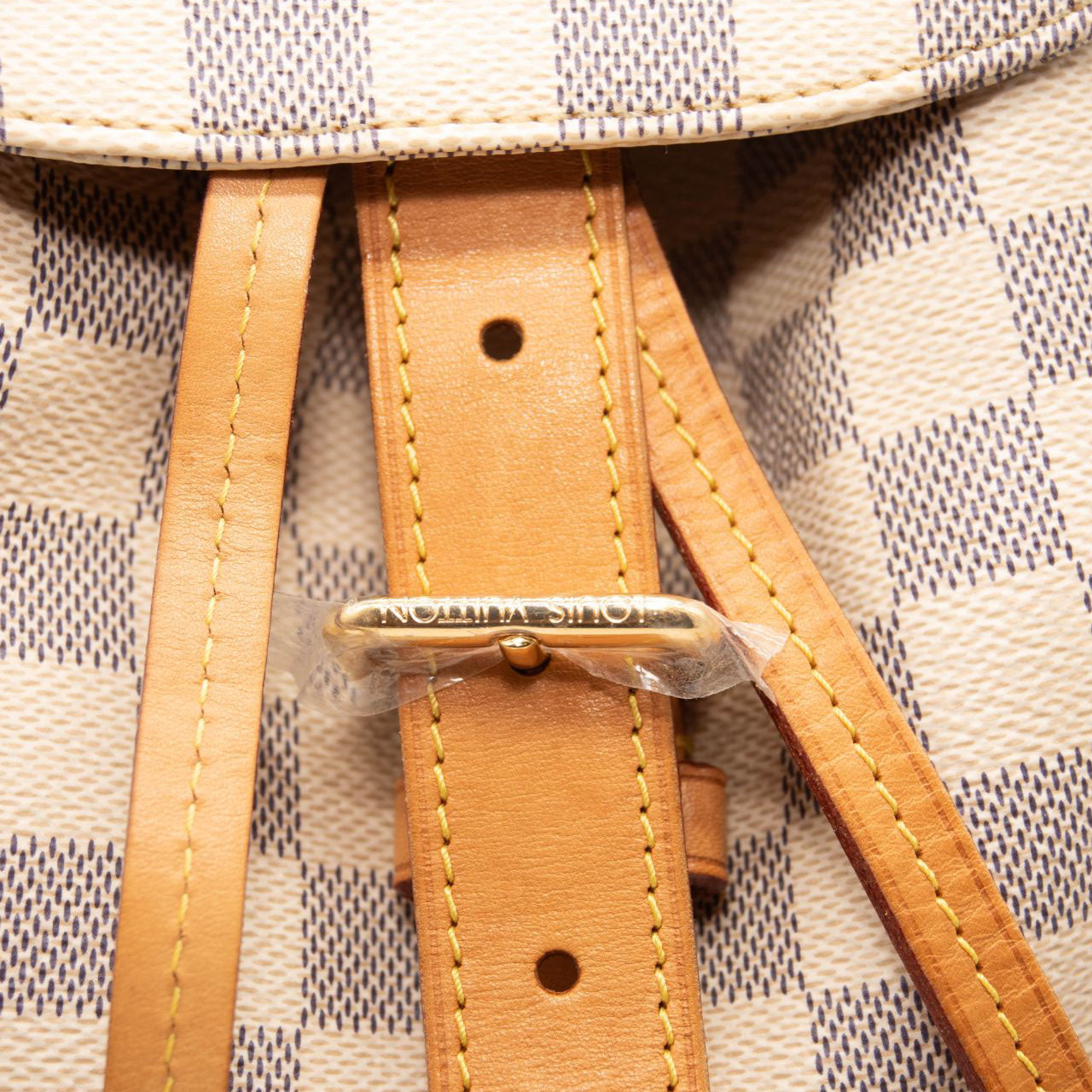 LOUIS VUITTON Damier Azur Sperone Backpack USED