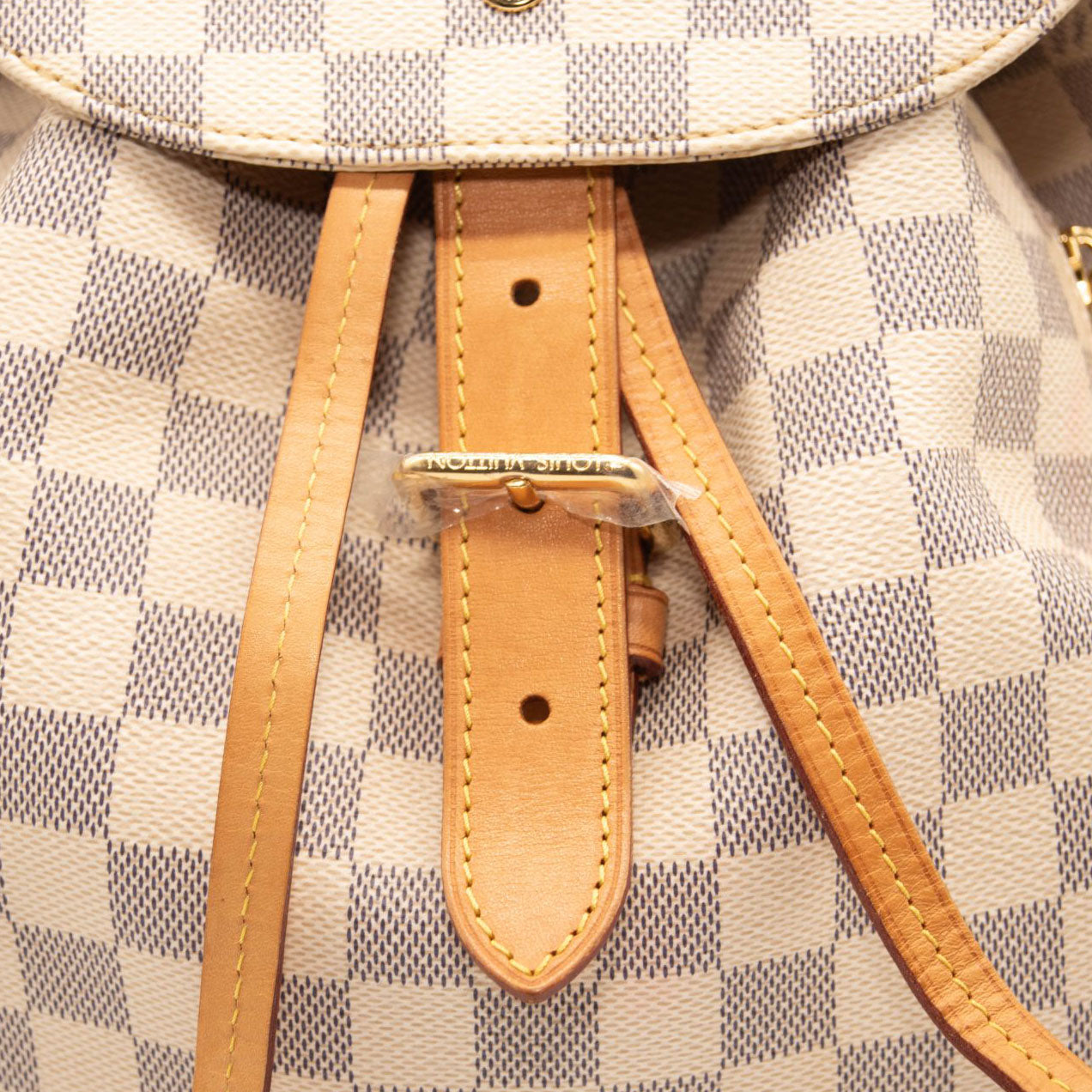 LOUIS VUITTON Damier Azur Sperone Backpack USED