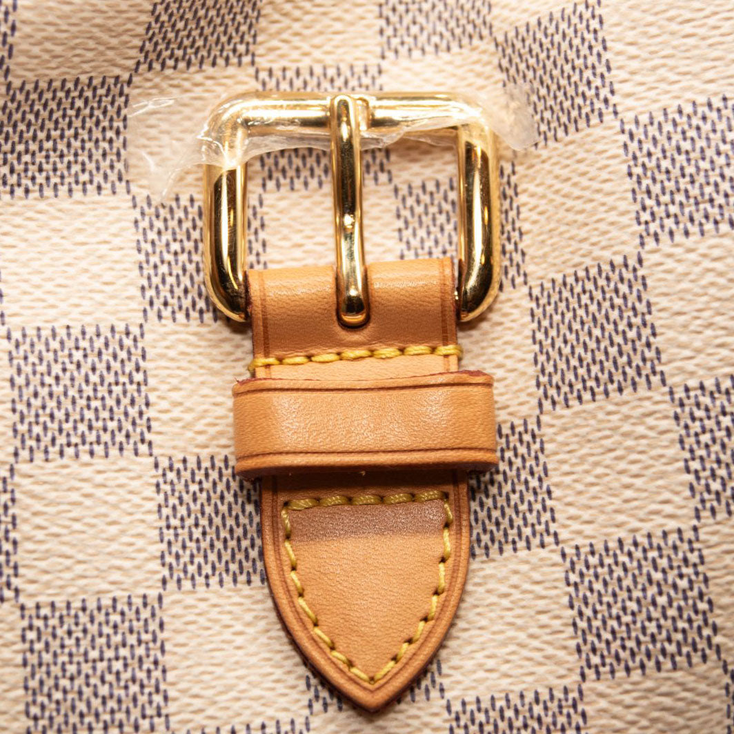 LOUIS VUITTON Damier Azur Sperone Backpack USED