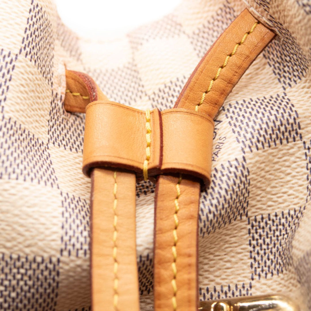 LOUIS VUITTON Damier Azur Sperone Backpack USED