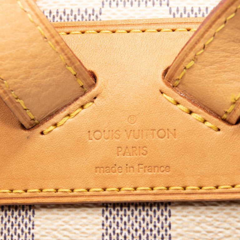 LOUIS VUITTON Damier Azur Sperone Backpack USED