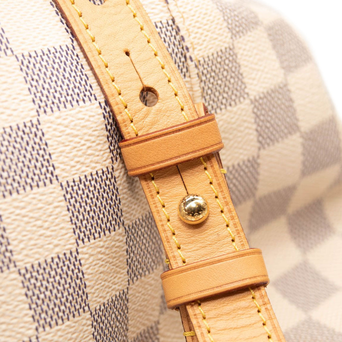 LOUIS VUITTON Damier Azur Sperone Backpack USED