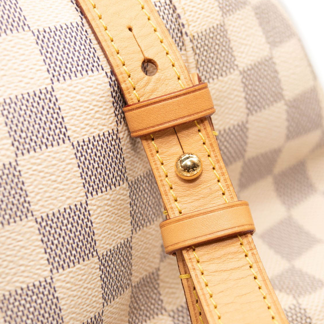 LOUIS VUITTON Damier Azur Sperone Backpack USED