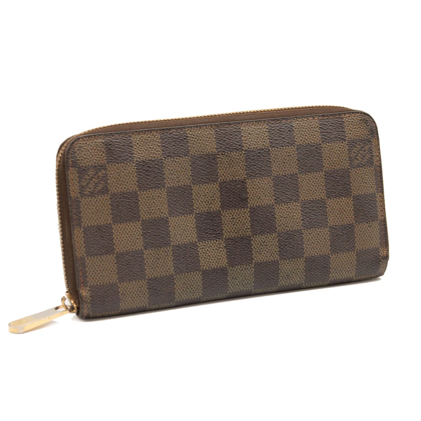 LOUIS VUITTON Damier Ebene Zippy Wallet CA1049