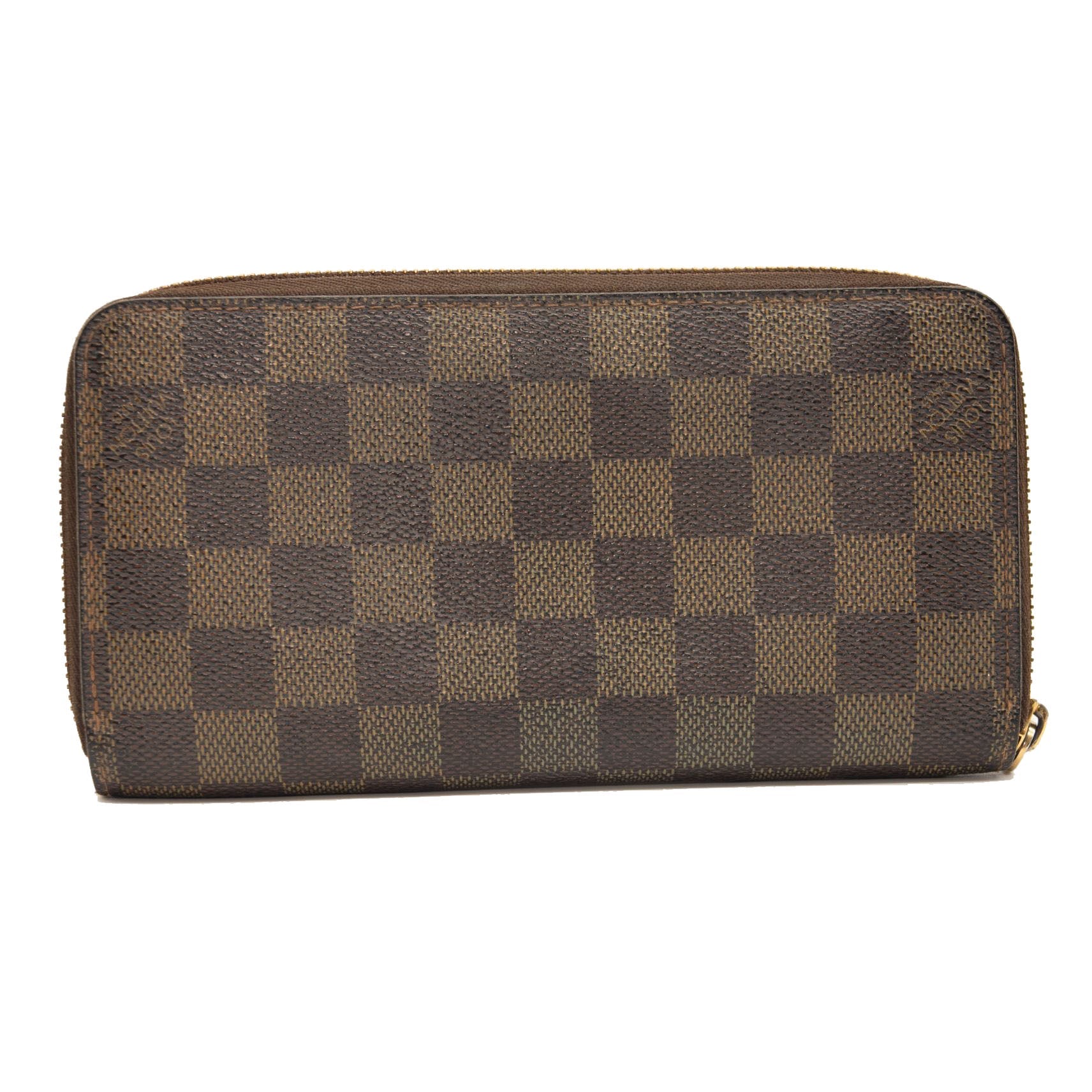 LOUIS VUITTON Damier Ebene Zippy Wallet CA1049