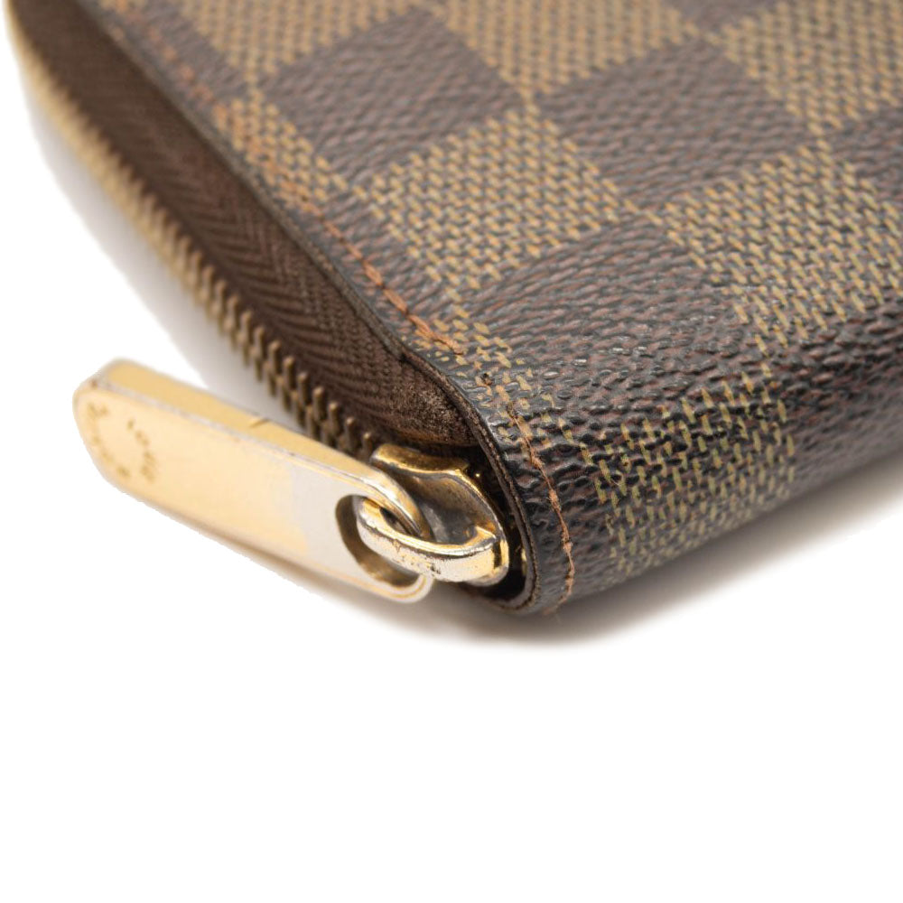 LOUIS VUITTON Damier Ebene Zippy Wallet CA1049