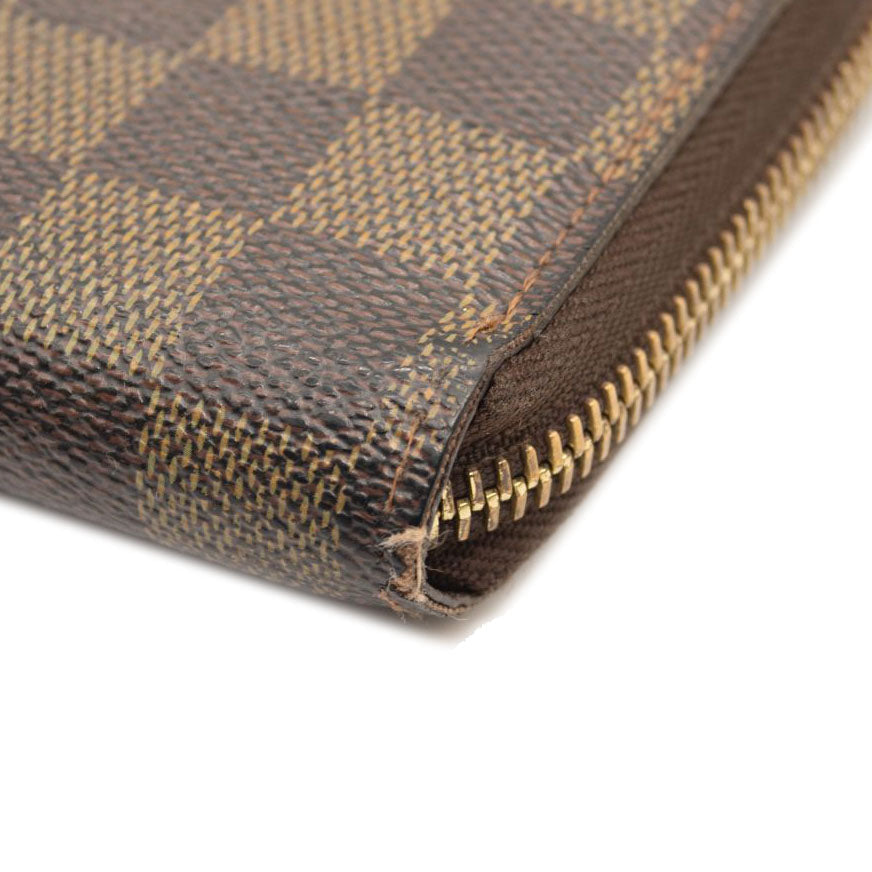 LOUIS VUITTON Damier Ebene Zippy Wallet CA1049