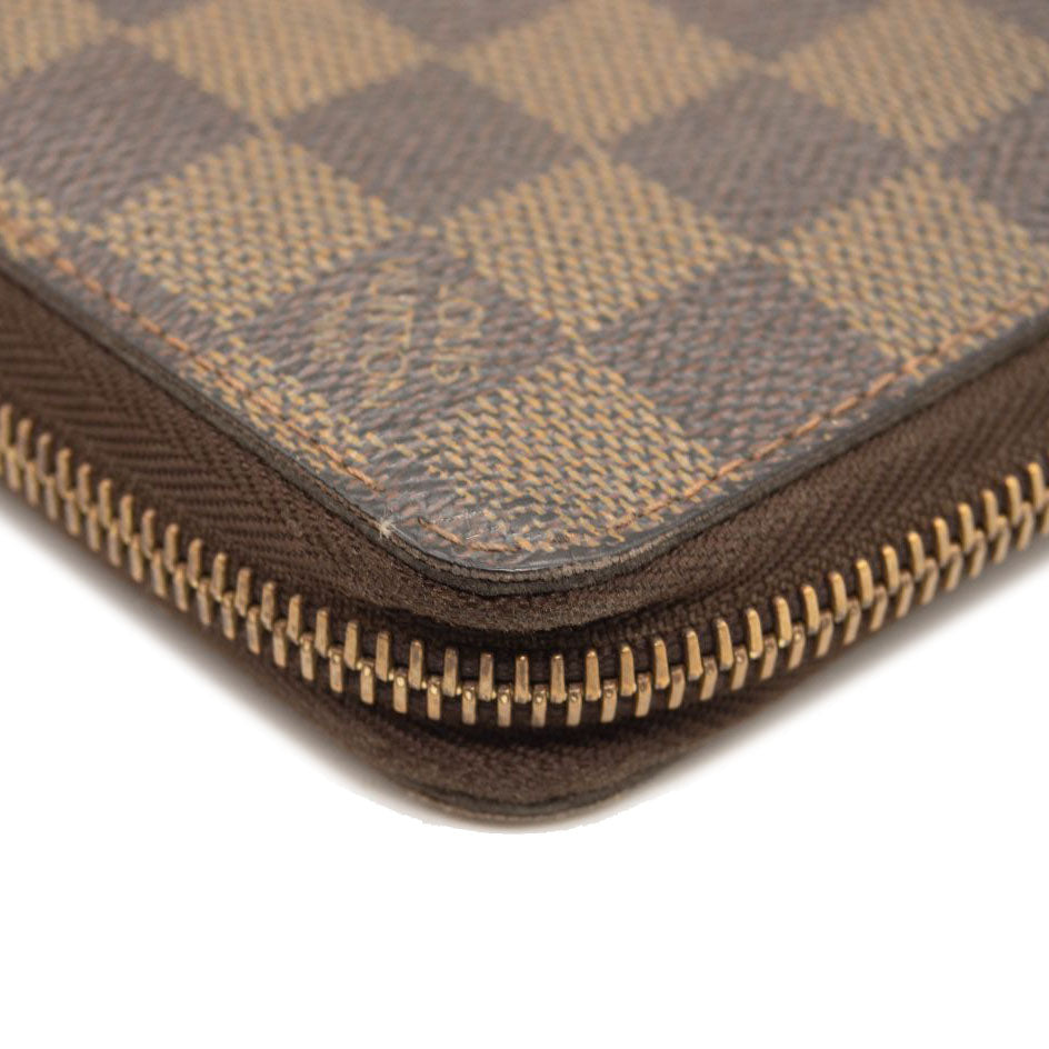 LOUIS VUITTON Damier Ebene Zippy Wallet CA1049