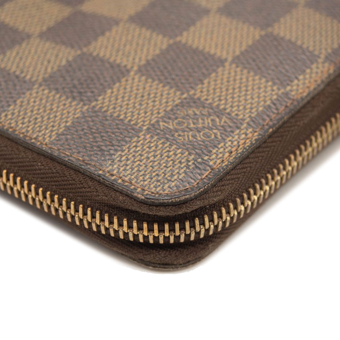LOUIS VUITTON Damier Ebene Zippy Wallet CA1049