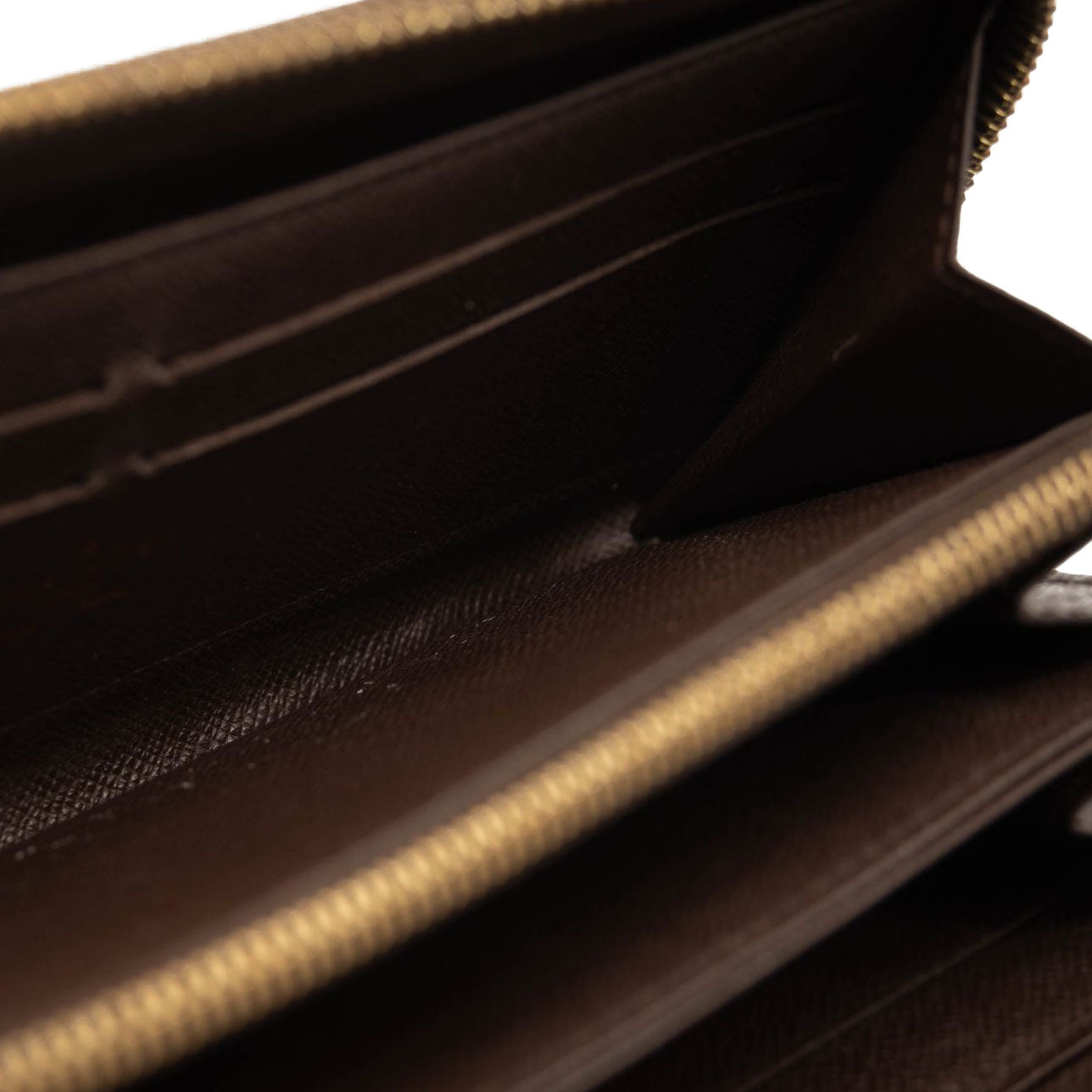 LOUIS VUITTON Damier Ebene Zippy Wallet CA1049