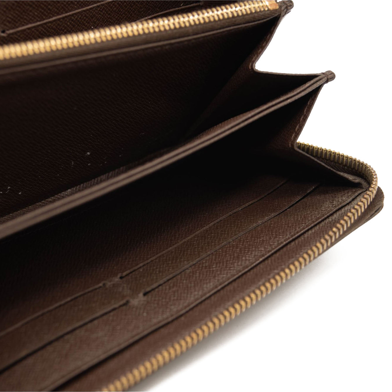 LOUIS VUITTON Damier Ebene Zippy Wallet CA1049