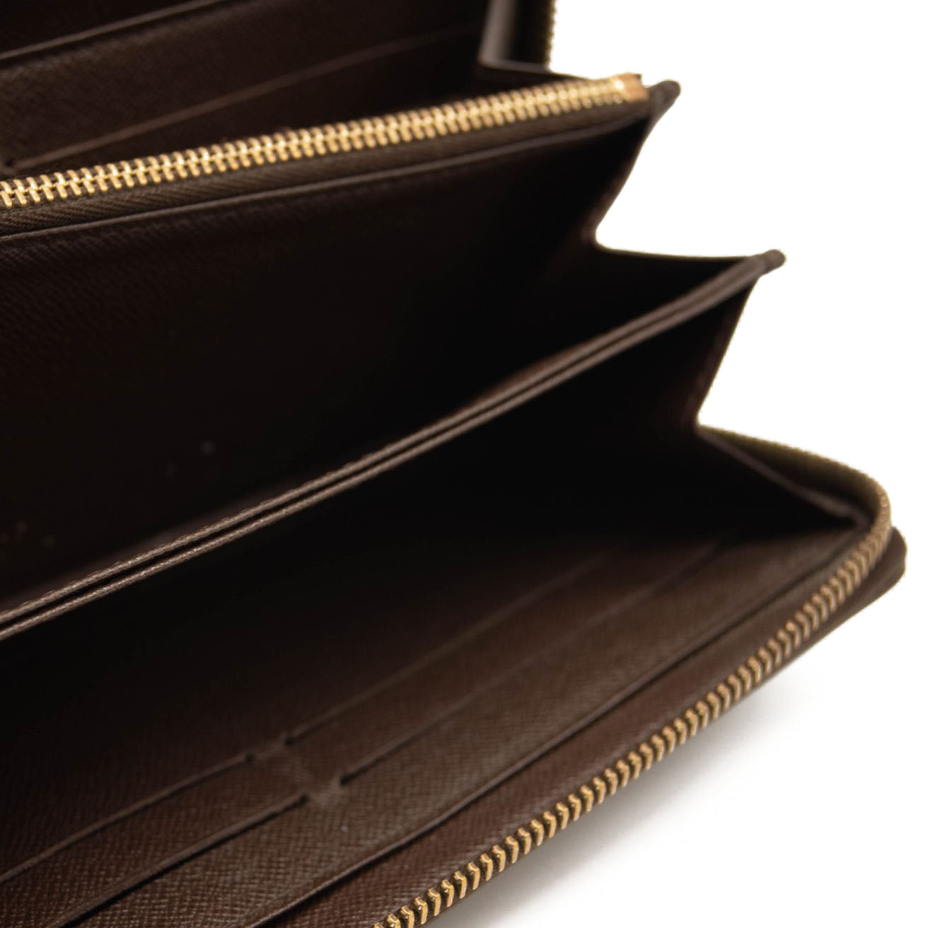 LOUIS VUITTON Damier Ebene Zippy Wallet CA1049