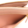 PRADA Saffiano Metal Continental Zippy Zip Around Wallet Pink