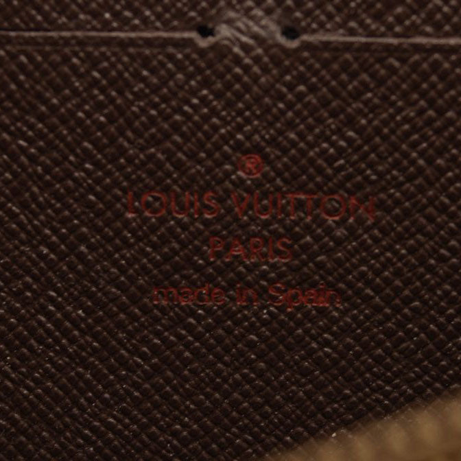 LOUIS VUITTON Damier Ebene Zippy Wallet CA1049