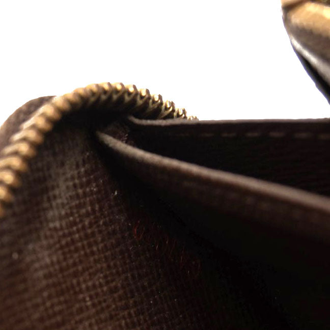 LOUIS VUITTON Damier Ebene Zippy Wallet CA1049