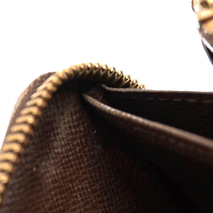 LOUIS VUITTON Damier Ebene Zippy Wallet CA1049