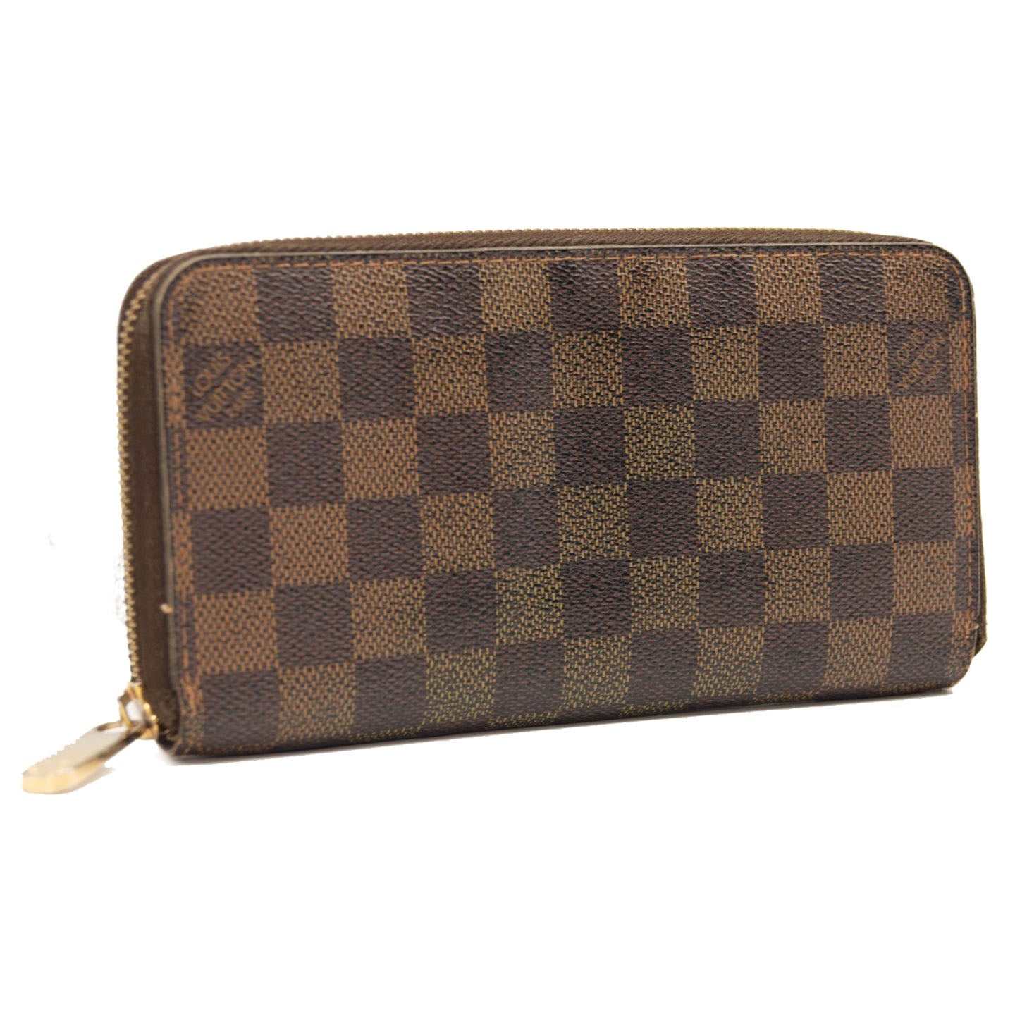LOUIS VUITTON Damier Ebene Zippy Wallet CA2037