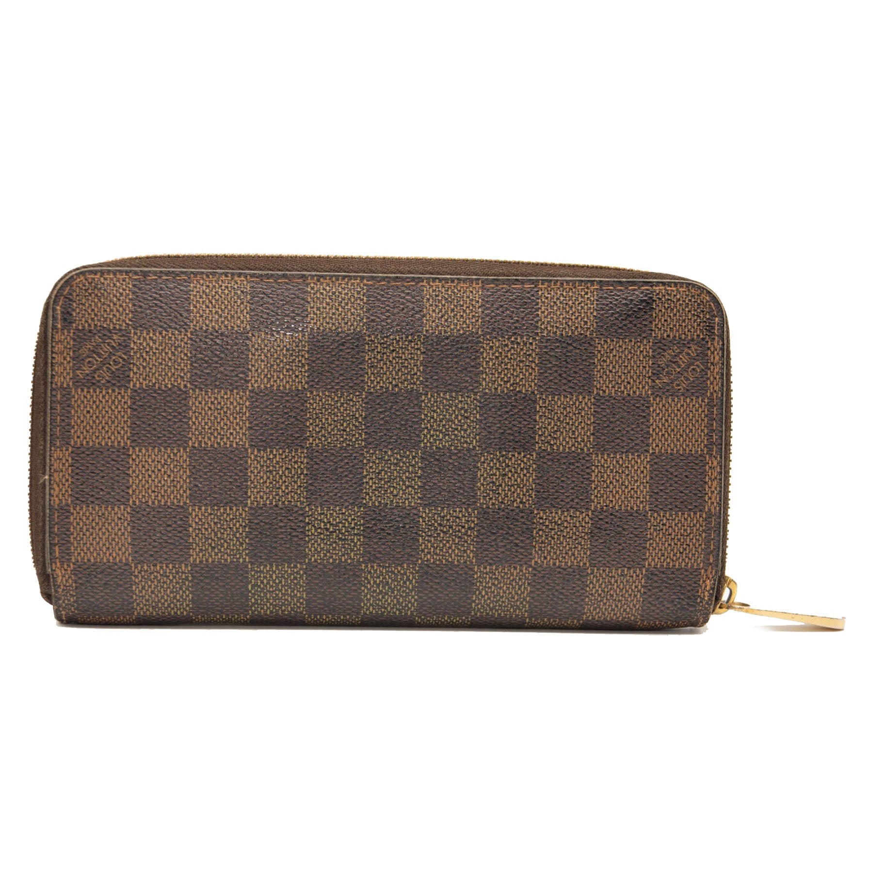 LOUIS VUITTON Damier Ebene Zippy Wallet CA2037