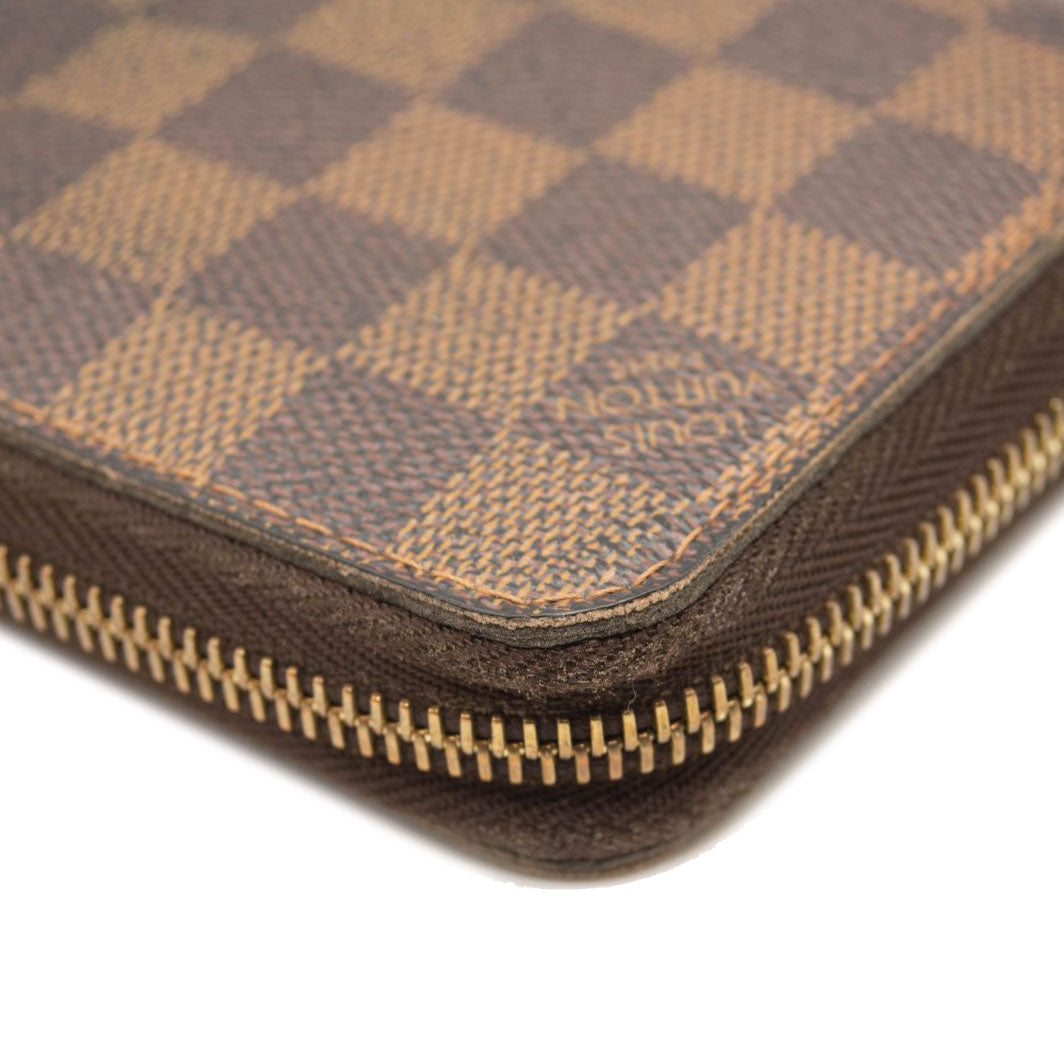 LOUIS VUITTON Damier Ebene Zippy Wallet CA2037