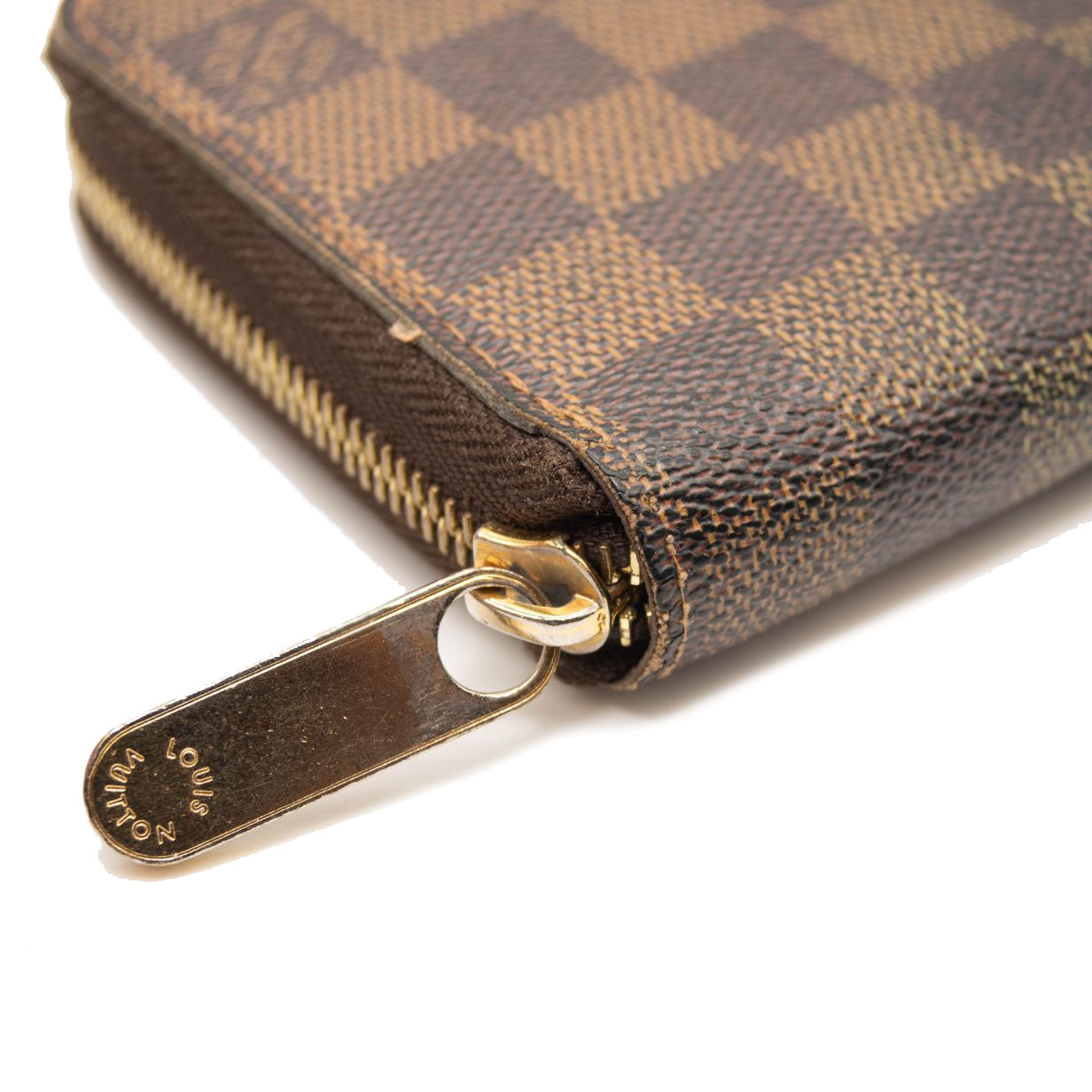 LOUIS VUITTON Damier Ebene Zippy Wallet CA2037