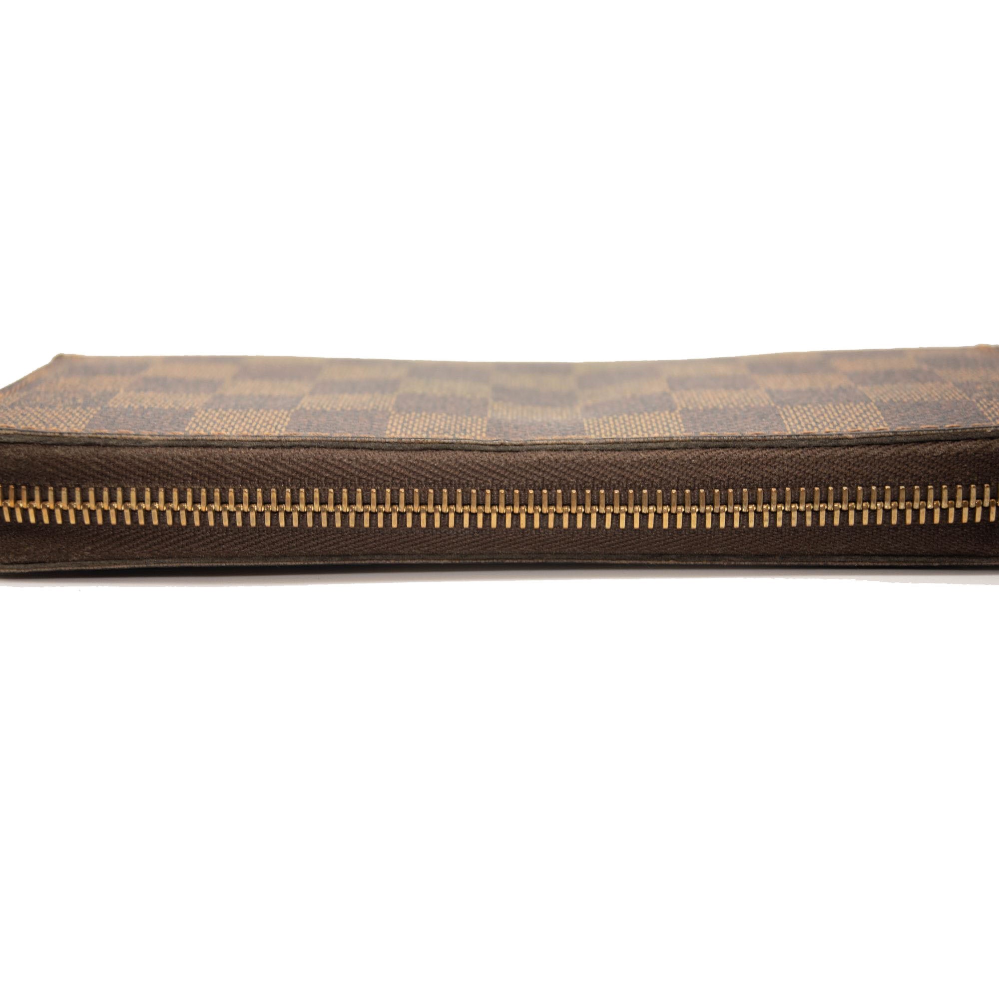 LOUIS VUITTON Damier Ebene Zippy Wallet CA2037