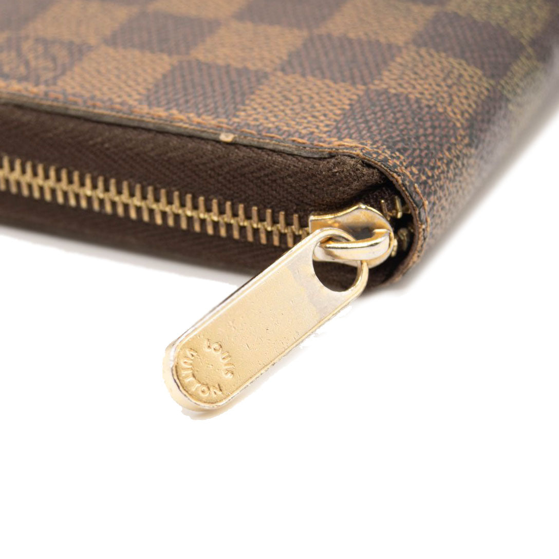 LOUIS VUITTON Damier Ebene Zippy Wallet CA2037