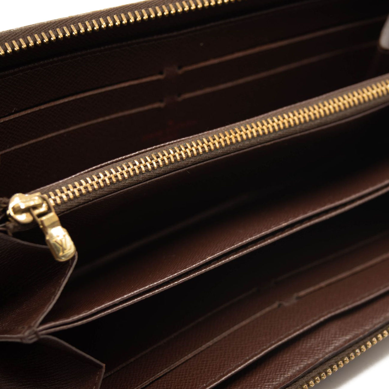 LOUIS VUITTON Damier Ebene Zippy Wallet CA2037