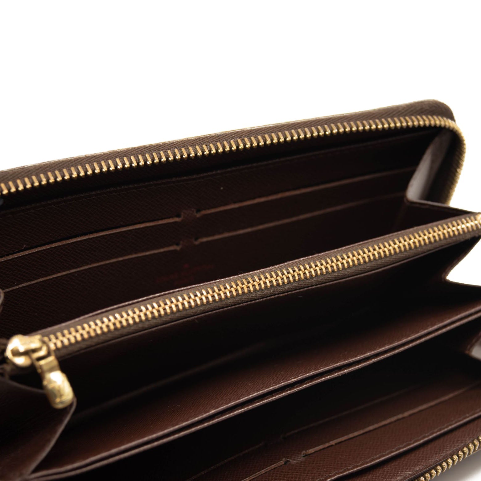 LOUIS VUITTON Damier Ebene Zippy Wallet CA2037