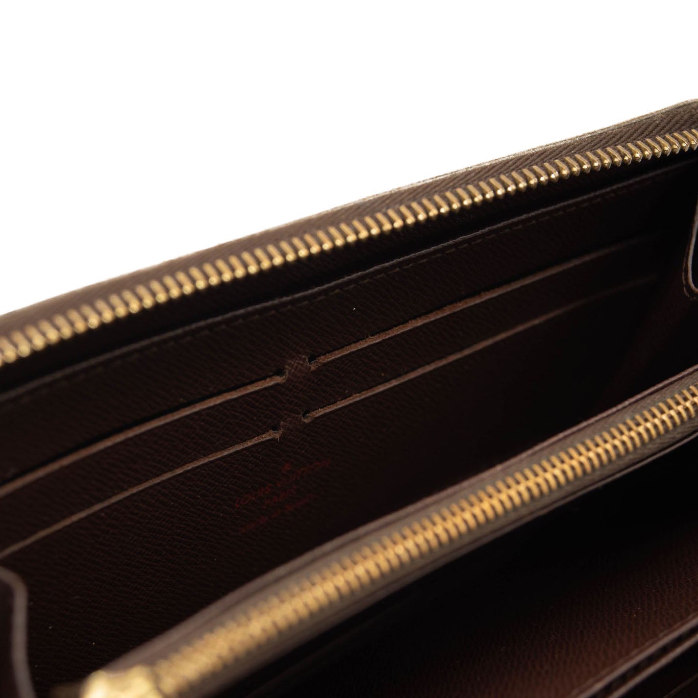 LOUIS VUITTON Damier Ebene Zippy Wallet CA2037