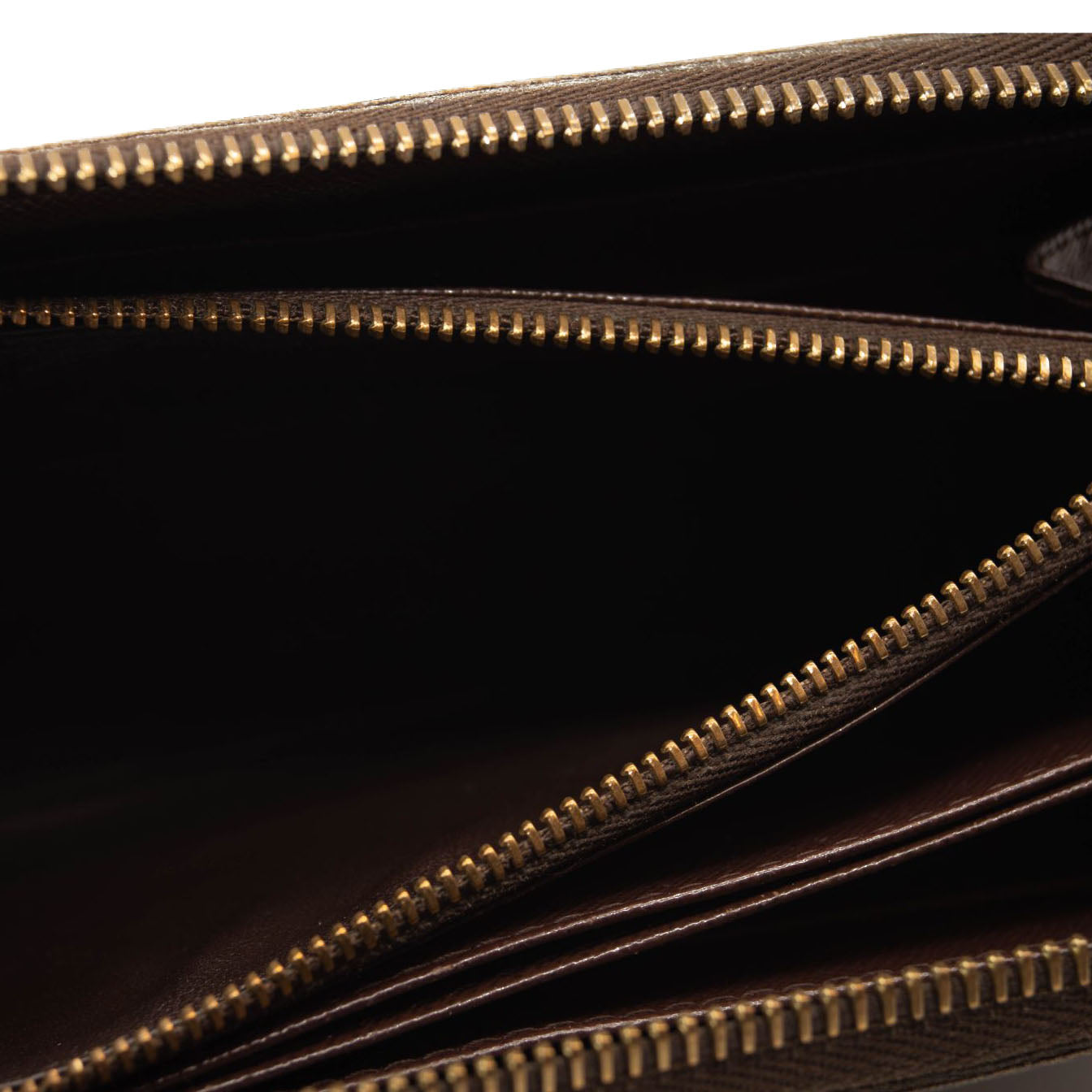 LOUIS VUITTON Damier Ebene Zippy Wallet CA2037