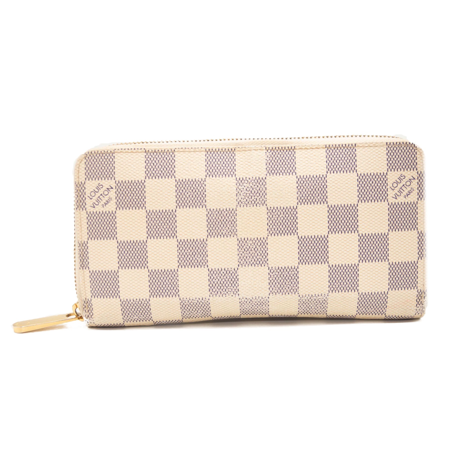 LOUIS VUITTON Damier Azur Zippy Wallet